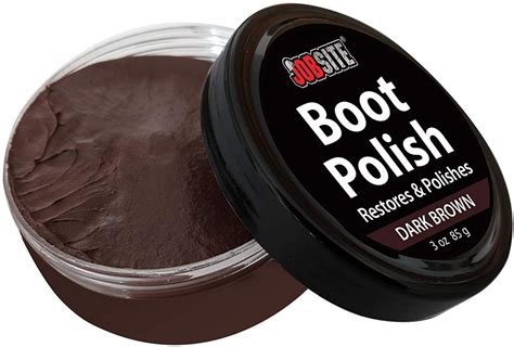 brown polish fake leather shoes|best dark brown shoe polish.